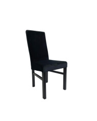 Krzesło Luna, drewniane, tapicerowane siedzisko i oparcie, Femix