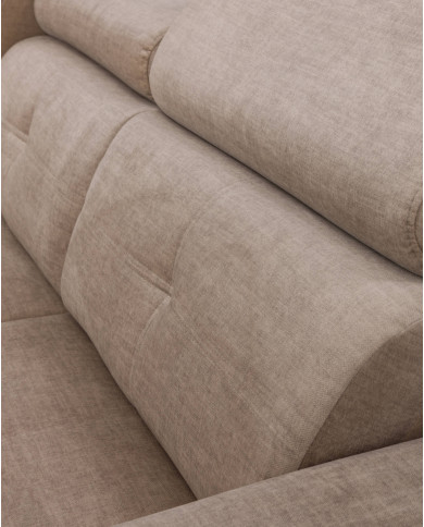 Narożnik Luis Lux, funkcja spania, pojemnik, regulowane zagłówki i podłokietniki, ROBE