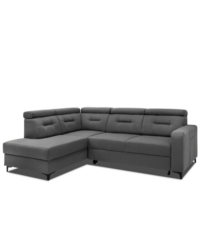 Narożnik Monte, funkcja spania, pojemnik, regulowane zagłówki, ROBE