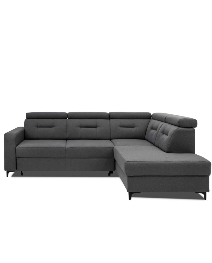 Narożnik Monte, funkcja spania, pojemnik, regulowane zagłówki, ROBE