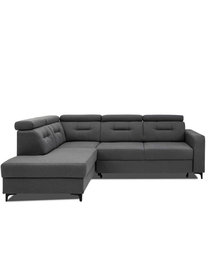 Narożnik Monte, funkcja spania, pojemnik, regulowane zagłówki, ROBE