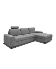 Narożnik Stilo, funkcja spania, pojemnik, przestawny zagłówek, kieszeń boczna, ROBE