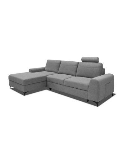 Narożnik Stilo, funkcja spania, pojemnik, przestawny zagłówek, kieszeń boczna, ROBE