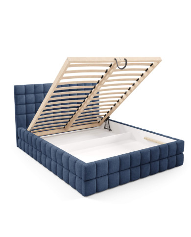 Łóżka tapicerowane Ardea 160x200, podnośnik, stelaż, pojemnik, Gruszka Meble