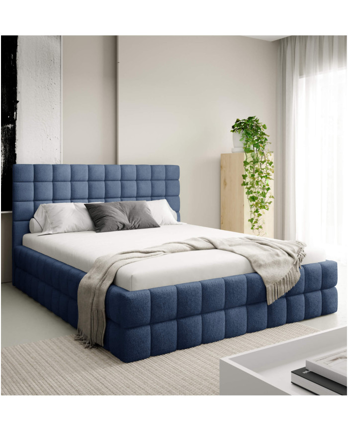 Łóżka tapicerowane Ardea 160x200, podnośnik, stelaż, pojemnik, Gruszka Meble