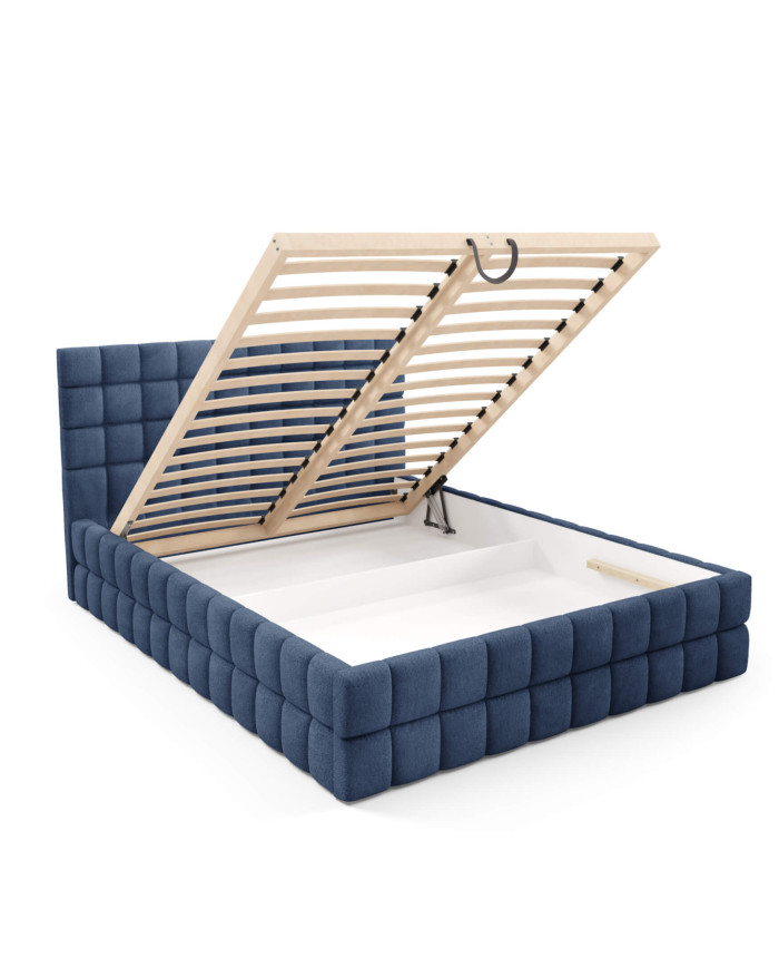 Łóżka tapicerowane Ardea 180x200, podnośnik, stelaż, pojemnik, Gruszka Meble