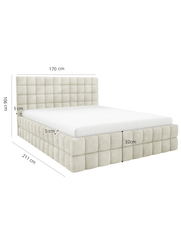 Łóżka tapicerowane Ardea 160x200, podnośnik, stelaż, pojemnik, Gruszka Meble