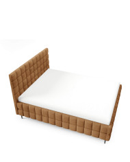 Łóżka tapicerowane Ardea Leg 140x200, podnośnik, stelaż, pojemnik, Gruszka Meble