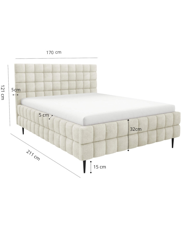 Łóżka tapicerowane Ardea Leg 160x200, podnośnik, stelaż, pojemnik, Gruszka Meble