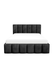 Łóżka tapicerowane Lunaro 140x200, podnośnik, stelaż, pojemnik, Gruszka Meble