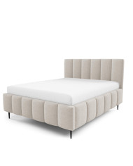 Łóżka tapicerowane Lunaro Leg 160x200, podnośnik, stelaż, pojemnik, Gruszka Meble