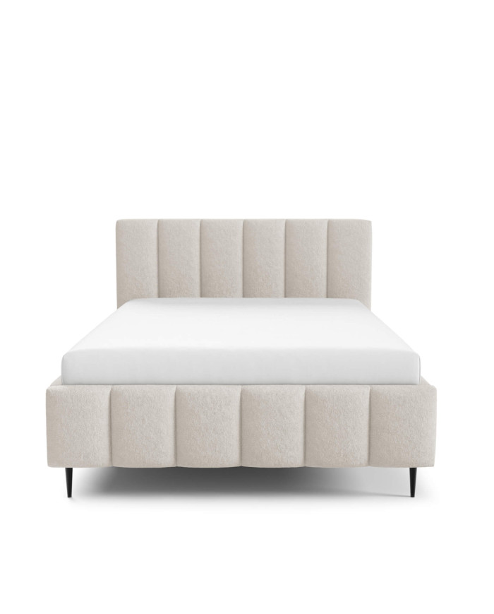 Łóżka tapicerowane Lunaro Leg 160x200, podnośnik, stelaż, pojemnik, Gruszka Meble