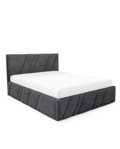 Łóżka tapicerowane Nest 180x200, podnośnik, stelaż, pojemnik, Gruszka Meble