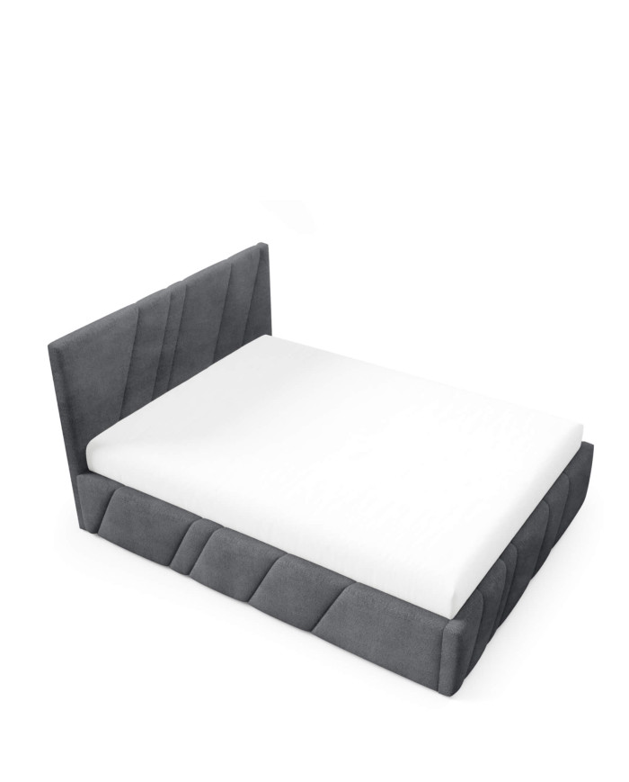 Łóżka tapicerowane Nest 180x200, podnośnik, stelaż, pojemnik, Gruszka Meble