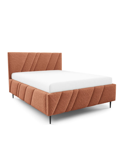 Łóżka tapicerowane Nest Leg 160x200, podnośnik, stelaż, pojemnik, Gruszka Meble