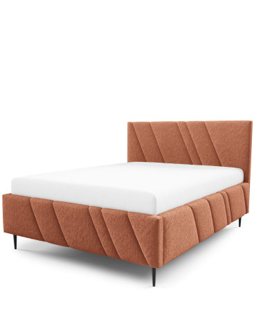 Łóżka tapicerowane Nest Leg 180x200, podnośnik, stelaż, pojemnik, Gruszka Meble