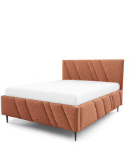 Łóżka tapicerowane Nest Leg 180x200, podnośnik, stelaż, pojemnik, Gruszka Meble