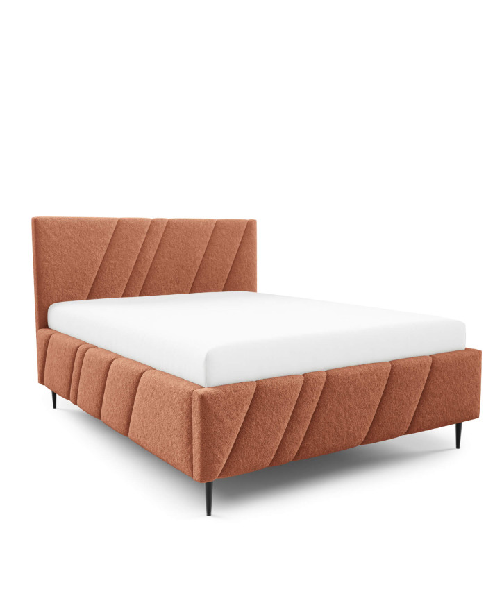 Łóżka tapicerowane Nest Leg 180x200, podnośnik, stelaż, pojemnik, Gruszka Meble