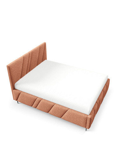 Łóżka tapicerowane Nest Leg 180x200, podnośnik, stelaż, pojemnik, Gruszka Meble