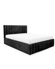 Łóżka tapicerowane Ribo 140x200, podnośnik, stelaż, pojemnik, Gruszka Meble