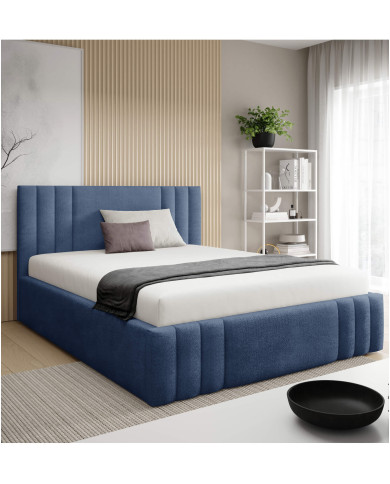 Łóżka tapicerowane Ribo 180x200, podnośnik, stelaż, pojemnik, Gruszka Meble