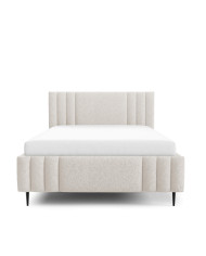 Łóżka tapicerowane Ribo Leg 160x200, podnośnik, stelaż, pojemnik, Gruszka Meble