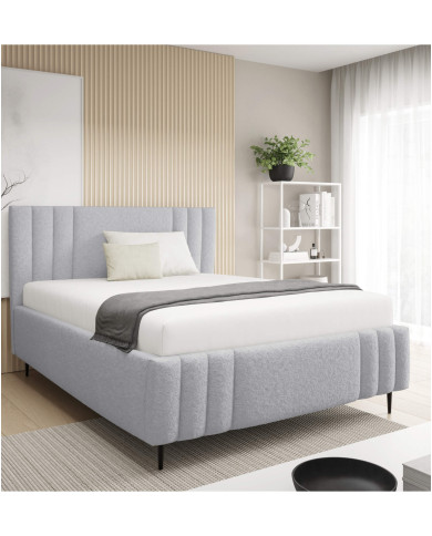 Łóżka tapicerowane Ribo Leg 180x200, podnośnik, stelaż, pojemnik, Gruszka Meble