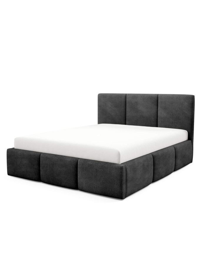 Łóżka tapicerowane Velora 160x200, podnośnik, stelaż, pojemnik, Gruszka Meble