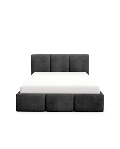 Łóżka tapicerowane Velora 160x200, podnośnik, stelaż, pojemnik, Gruszka Meble