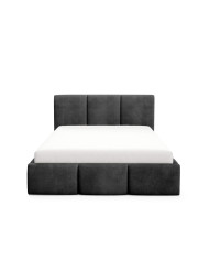 Łóżka tapicerowane Velora 160x200, podnośnik, stelaż, pojemnik, Gruszka Meble