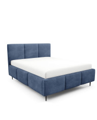 Łóżka tapicerowane Velora Leg 140x200, podnośnik, stelaż, pojemnik, Gruszka Meble