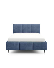 Łóżka tapicerowane Velora Leg 160x200, podnośnik, stelaż, pojemnik, Gruszka Meble