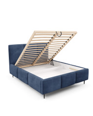 Łóżka tapicerowane Velora Leg 180x200, podnośnik, stelaż, pojemnik, Gruszka Meble