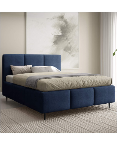 Łóżka tapicerowane Velora Leg 180x200, podnośnik, stelaż, pojemnik, Gruszka Meble