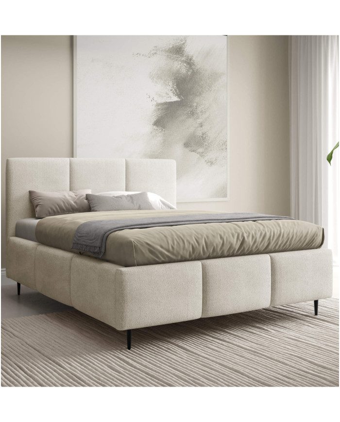 Łóżka tapicerowane Velora Leg 180x200, podnośnik, stelaż, pojemnik, Gruszka Meble