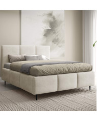 Łóżka tapicerowane Velora Leg 180x200, podnośnik, stelaż, pojemnik, Gruszka Meble