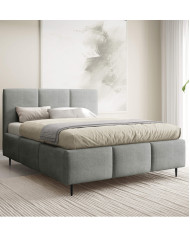 Łóżka tapicerowane Velora Leg 180x200, podnośnik, stelaż, pojemnik, Gruszka Meble