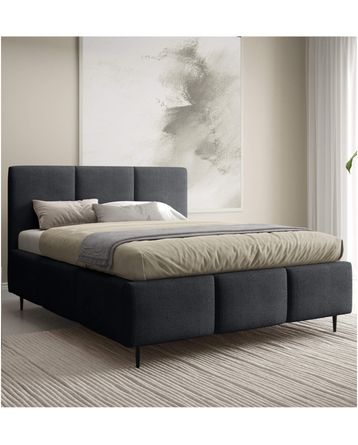 Łóżka tapicerowane Velora Leg 180x200, podnośnik, stelaż, pojemnik, Gruszka Meble