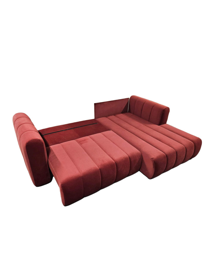 Narożnik Fumo, funkcja spania, pojemnik, Laski Meble