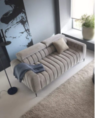 Sofa Gandi 120, włoska funkcja spania, materac, Wersal