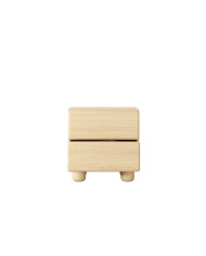 Szafka nocna Lomo 2S, z szufladami, Dąb vicenza, Laski Meble