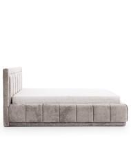 Łóżka tapicerowane Augusto 160x200 cm, pojemnik, stelaż z podnośnikami, STAGRA