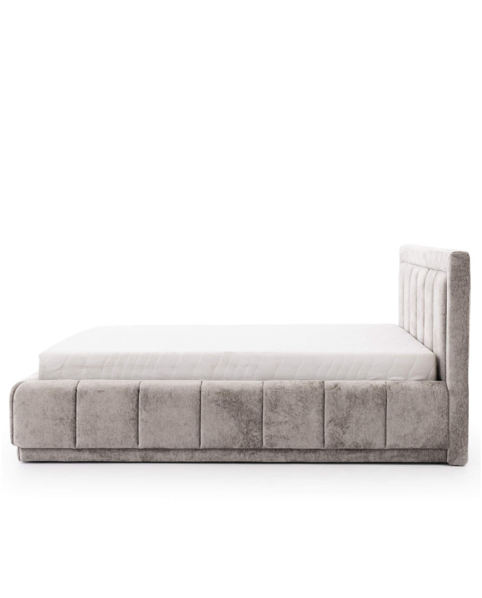 Łóżka tapicerowane Augusto 160x200 cm, pojemnik, stelaż z podnośnikami, STAGRA