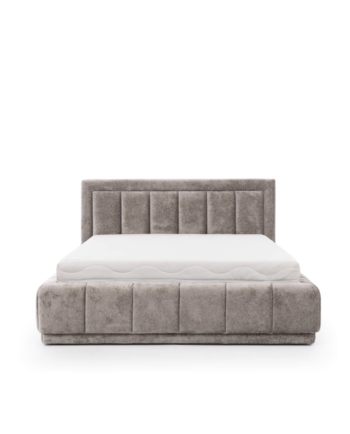 Łóżka tapicerowane Augusto 180x200 cm, pojemnik, stelaż z podnośnikami, STAGRA