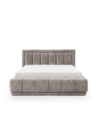 Łóżka tapicerowane Augusto 180x200 cm, pojemnik, stelaż z podnośnikami, STAGRA