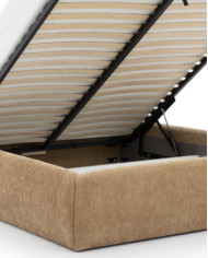 Łóżka tapicerowane Dionizos 160x200 cm, pojemnik, stelaż z podnośnikami, STAGRA