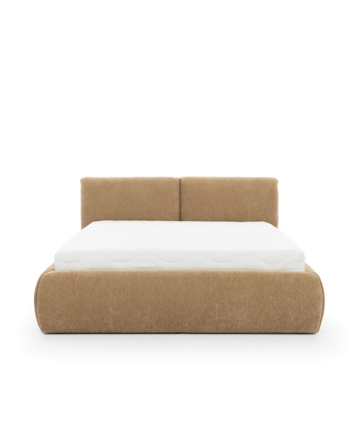 Łóżka tapicerowane Dionizos 180x200 cm, pojemnik, stelaż z podnośnikami, STAGRA