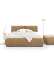 Łóżka tapicerowane Dionizos 180x200 cm, pojemnik, stelaż z podnośnikami, STAGRA