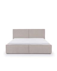 Łóżka tapicerowane Fondy 160x200 cm, pojemnik, stelaż z podnośnikami, STAGRA