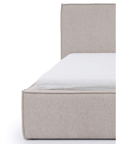 Łóżka tapicerowane Fondy 160x200 cm, pojemnik, stelaż z podnośnikami, STAGRA